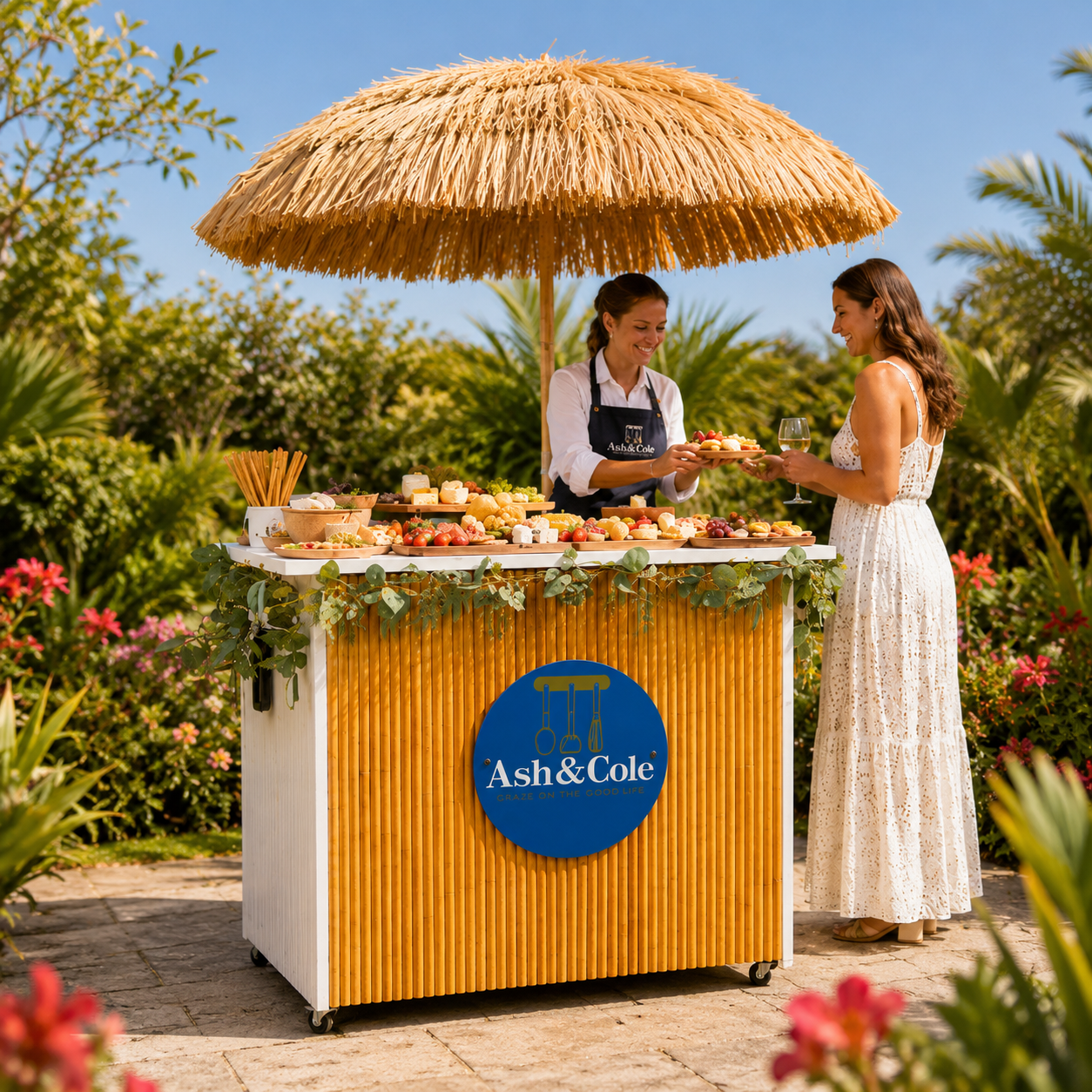 Tiki Grazing Cart